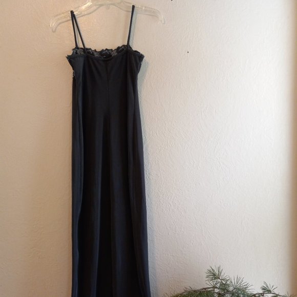 SOLD Vintage 90s Maxi Slip Dress - Picture 9 of 14